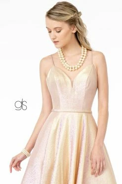 Long Iridescent Glitter Dress With Corset Back By Elizabeth K GL2951 -Dresses Shop long iridescent glitter dress with corset back by elizabeth k gl2951 long formal dresses elizabeth k 724736