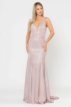 Long Metallic Glitter Mermaid Dress By Poly USA 8704 22 Long Metallic Glitter Mermaid Dress By Poly USA 8704 -Dresses Shop long metallic glitter mermaid dress by poly usa 8704 long formal dresses poly usa 721627