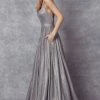 Long Metallic Glitter Pocket Dress By Juliet 203 -Dresses Shop long metallic glitter pocket dress by juliet 203 long formal dresses juliet 772905