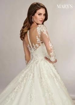 Long Sleeve Bridal Gown By Mary's Bridal MB3079 -Dresses Shop long sleeve bridal gown by marys bridal mb3079 wedding dresses florencia by marys bridal 418957