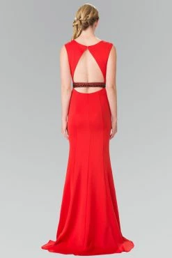 Long Sleeveless Dress With Beaded Waist By Elizabeth K GL2306 -Dresses Shop long sleeveless dress with beaded waist by elizabeth k gl2306 long formal dresses elizabeth k 477577