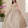 Metallic Glitter Strapless Quinceanera Dress By Fiesta Gowns 56404 -Dresses Shop metallic glitter strapless quinceanera dress by fiesta gowns 56404 quinceanera dresses house of wu fiesta gowns 0 champagne 879529