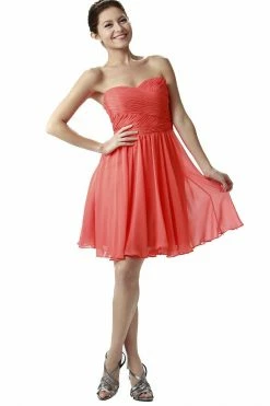Mint Ruched Short Strapless Sweetheart Dress By Poly USA -Dresses Shop mint ruched short strapless sweetheart dress by poly usa short cocktail dresses poly usa xs coral 918063