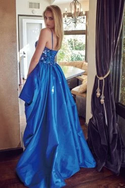 Mirror Beaded High Low Corset Dress By Juliet 252 -Dresses Shop mirror beaded high low corset dress by juliet 252 long formal dresses juliet 756917