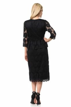 Nude Short Floral Lace Dress With Sleeves By Lenovia 30 Nude Short Floral Lace Dress With Sleeves By Lenovia -Dresses Shop nude short floral lace dress with sleeves by lenovia short cocktail dresses lenovia 627469