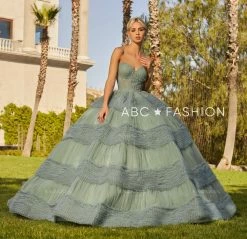 Plisse Strapless Quinceanera Dress By Ragazza EV14-614 -Dresses Shop plisse strapless quinceanera dress by ragazza ev14 614 quinceanera dresses ragazza fashion 3 sage 209672