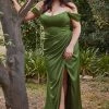 Plus Size Corset Satin Gown By Cinderella Divine 7484C -Dresses Shop plus size corset satin gown by cinderella divine 7484c long formal dresses cinderella divine 18 olive 515075