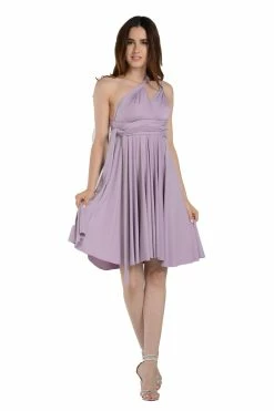 Royal Blue Short Convertible Jersey Dress By Poly USA -Dresses Shop royal blue short convertible jersey dress by poly usa short cocktail dresses poly usa s lavender 293798