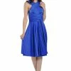 Royal Blue Short Convertible Jersey Dress By Poly USA -Dresses Shop royal blue short convertible jersey dress by poly usa short cocktail dresses poly usa s royal blue 390465