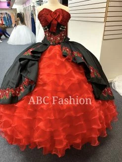 Ruffled Charro Quince Dress By Ragazza Fashion M25-125 -Dresses Shop ruffled charro quince dress by ragazza fashion m25 125 quinceanera dresses ragazza fashion 594540