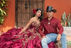 Ruffled Charro Quinceanera Dress By Ragazza M39-139 -Dresses Shop ruffled charro quinceanera dress by ragazza m39 139 quinceanera dresses ragazza fashion 338769