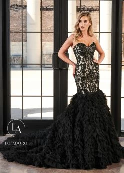 Ruffled Mermaid Bridal Gown By Mary's Bridal M712