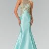 Ruffled Illusion Mermaid Gown By Elizabeth K GL2280 -Dresses Shop ruffled mermaid gown with illusion top by elizabeth k gl2280 long formal dresses elizabeth k xs tiffany gls 881939