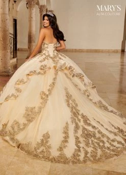 Sequin Lace Quinceanera Dress By Alta Couture MQ3077 -Dresses Shop sequin lace quinceanera dress by alta couture mq3077 quinceanera dresses marys bridal 345979