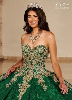 Sequin Lace Quinceanera Dress By Alta Couture MQ3077 -Dresses Shop sequin lace quinceanera dress by alta couture mq3077 quinceanera dresses marys bridal 487351