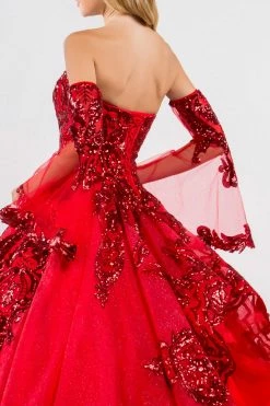 Sequin Print Strapless Ball Gown By Elizabeth K GL1914 34 Sequin Print Strapless Ball Gown By Elizabeth K GL1914 -Dresses Shop sequin print strapless ball gown by elizabeth k gl1914 quinceanera dresses elizabeth k 122651