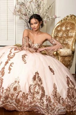 Sequin Print Strapless Ball Gown By Elizabeth K GL1914 25 Sequin Print Strapless Ball Gown By Elizabeth K GL1914 -Dresses Shop sequin print strapless ball gown by elizabeth k gl1914 quinceanera dresses elizabeth k 517938
