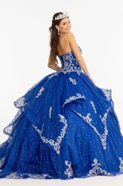 Sequin Print Strapless Ball Gown By Elizabeth K GL1987 -Dresses Shop sequin print strapless ball gown by elizabeth k gl1987 quinceanera dresses elizabeth k 638736