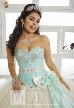 Sequined Bodice Strapless Dress By House Of Wu LA Glitter 24016 -Dresses Shop sequined bodice strapless dress by house of wu la glitter 24016 quinceanera dresses la glitter by house of wu 598807
