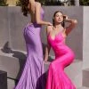Sexy Fitted Long Glitter Satin Dress Ladivine BD4001