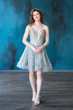 Short Deep Sweetheart Glitter Dress By Calla Collection -Dresses Shop short deep sweetheart glitter dress by calla collection short cocktail dresses calla collection 757769