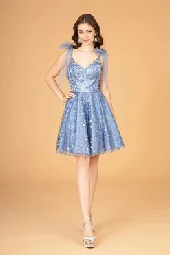 Short Glitter Print Dress By Elizabeth K GS3088 -Dresses Shop short glitter print dress by elizabeth k gs3088 short cocktail dresses elizabeth k 168419