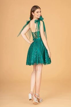 Short Glitter Print Dress By Elizabeth K GS3088 -Dresses Shop short glitter print dress by elizabeth k gs3088 short cocktail dresses elizabeth k 451477