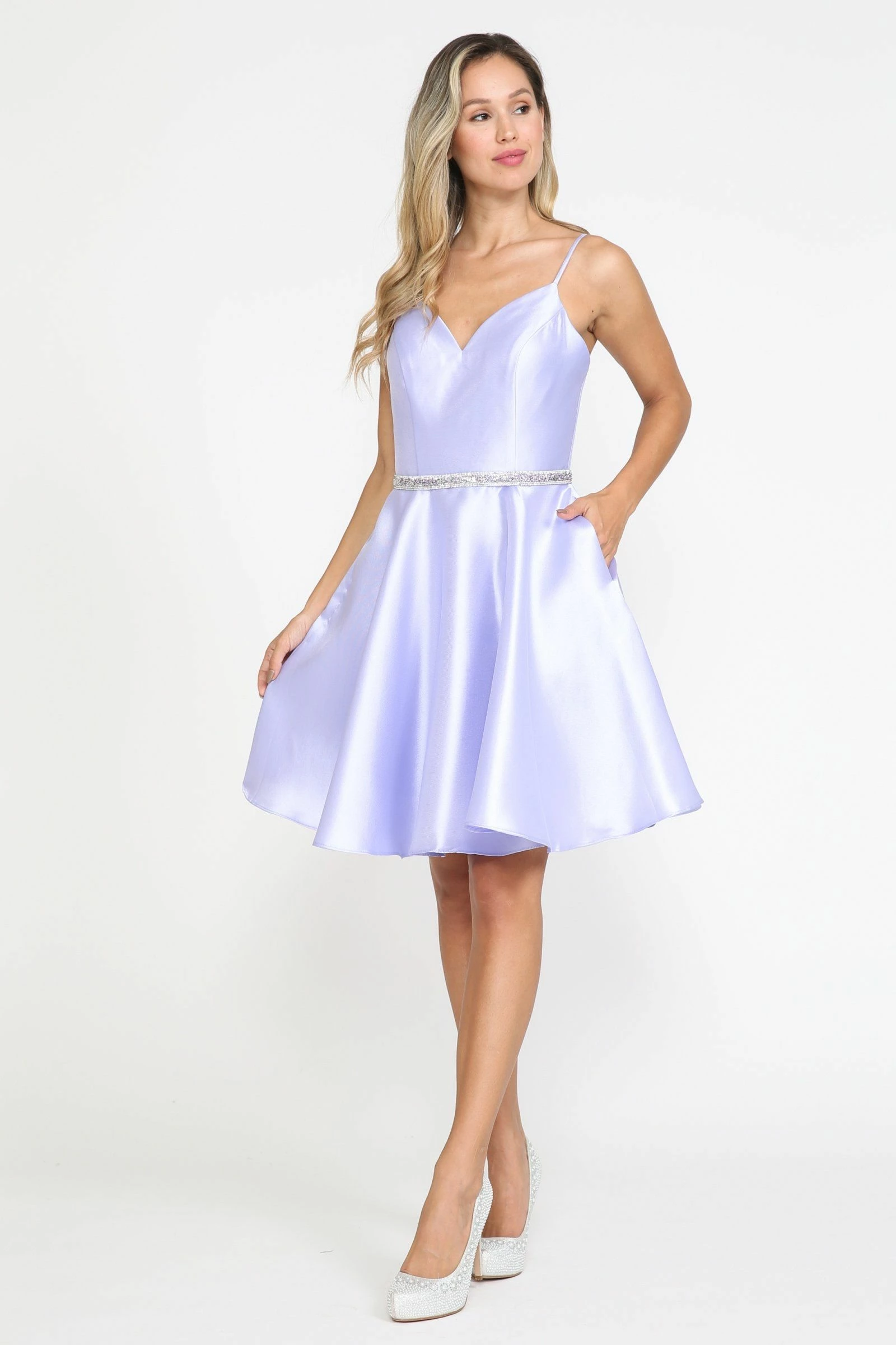 Short Mikado Sweetheart Dress By Poly USA 8420 3 Short Mikado Sweetheart Dress By Poly USA 8420