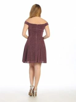 Short Off The Shoulder Metallic Glitter Dress By Celavie 6402S 30 Short Off The Shoulder Metallic Glitter Dress By Celavie 6402S -Dresses Shop short off the shoulder metallic glitter dress by celavie 6402s short cocktail dresses celavie 533155