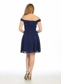 Short Off The Shoulder Metallic Glitter Dress By Celavie 6402S 25 Short Off The Shoulder Metallic Glitter Dress By Celavie 6402S -Dresses Shop short off the shoulder metallic glitter dress by celavie 6402s short cocktail dresses celavie 755501