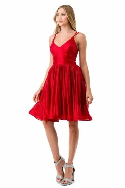 Short Strappy Back V-Neck Dress By Coya S2750Y -Dresses Shop short strappy back v neck dress by coya s2750y short cocktail dresses coya collection 189563