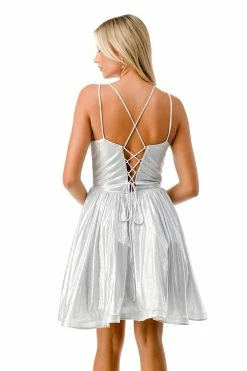 Short Strappy Back V-Neck Dress By Coya S2750Y -Dresses Shop short strappy back v neck dress by coya s2750y short cocktail dresses coya collection 228324