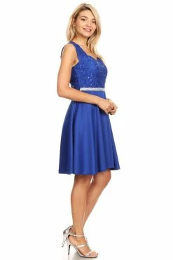 Short Sweetheart Dress With Sequin Lace Bodice By Celavie 6376 -Dresses Shop short sweetheart dress with sequin lace bodice by celavie 6376 short cocktail dresses celavie 644074