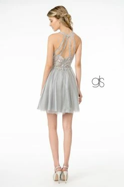 Short Tulle Dress With Embroidered Bodice By Elizabeth K GS2809 24 Short Tulle Dress With Embroidered Bodice By Elizabeth K GS2809 -Dresses Shop short tulle dress with embroidered bodice by elizabeth k gs2809 short cocktail dresses elizabeth k 850430
