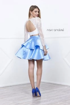 Short Two Piece Dress With Lace Top By Nox Anabel 6290 12 Short Two Piece Dress With Lace Top By Nox Anabel 6290 -Dresses Shop short two piece dress with lace top by nox anabel 6290 short cocktail dresses nox anabel 302887