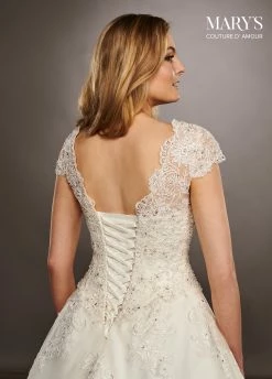Shoulder Sleeve Wedding Dress By Mary's Bridal 6401 -Dresses Shop shoulder sleeve wedding dress by marys bridal 6401 wedding dresses marys bridal couture damour collection 628180