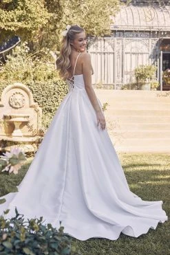 Sleeveless Lace-Up Back Bridal Gown By Nox Anabel JE972 -Dresses Shop sleeveless lace up back bridal gown by nox anabel je972 long formal dresses nox anabel 388394