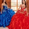 Strapless Charro Quinceanera Dress By Alta Couture MQ3049 -Dresses Shop strapless charro quinceanera dress by alta couture mq3049 quinceanera dresses marys bridal 0 royal blue 441543