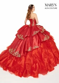 Strapless Charro Quinceanera Dress By Alta Couture MQ3049 -Dresses Shop strapless charro quinceanera dress by alta couture mq3049 quinceanera dresses marys bridal 312326