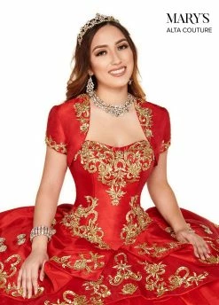 Strapless Charro Quinceanera Dress By Alta Couture MQ3049 -Dresses Shop strapless charro quinceanera dress by alta couture mq3049 quinceanera dresses marys bridal 324297