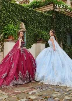 Glitter Cape Quinceanera Dress By Alta Couture MQ3059 -Dresses Shop strapless glitter quinceanera dress by alta couture mq3059 quinceanera dresses marys bridal 464529