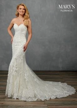 Strapless Mermaid Wedding Gown By Mary's Bridal MB3111 -Dresses Shop strapless mermaid wedding gown by marys bridal mb3111 wedding dresses florencia by marys bridal 409576