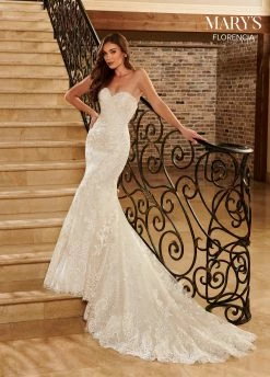 Strapless Mermaid Wedding Gown By Mary's Bridal MB3111 -Dresses Shop strapless mermaid wedding gown by marys bridal mb3111 wedding dresses florencia by marys bridal 590649