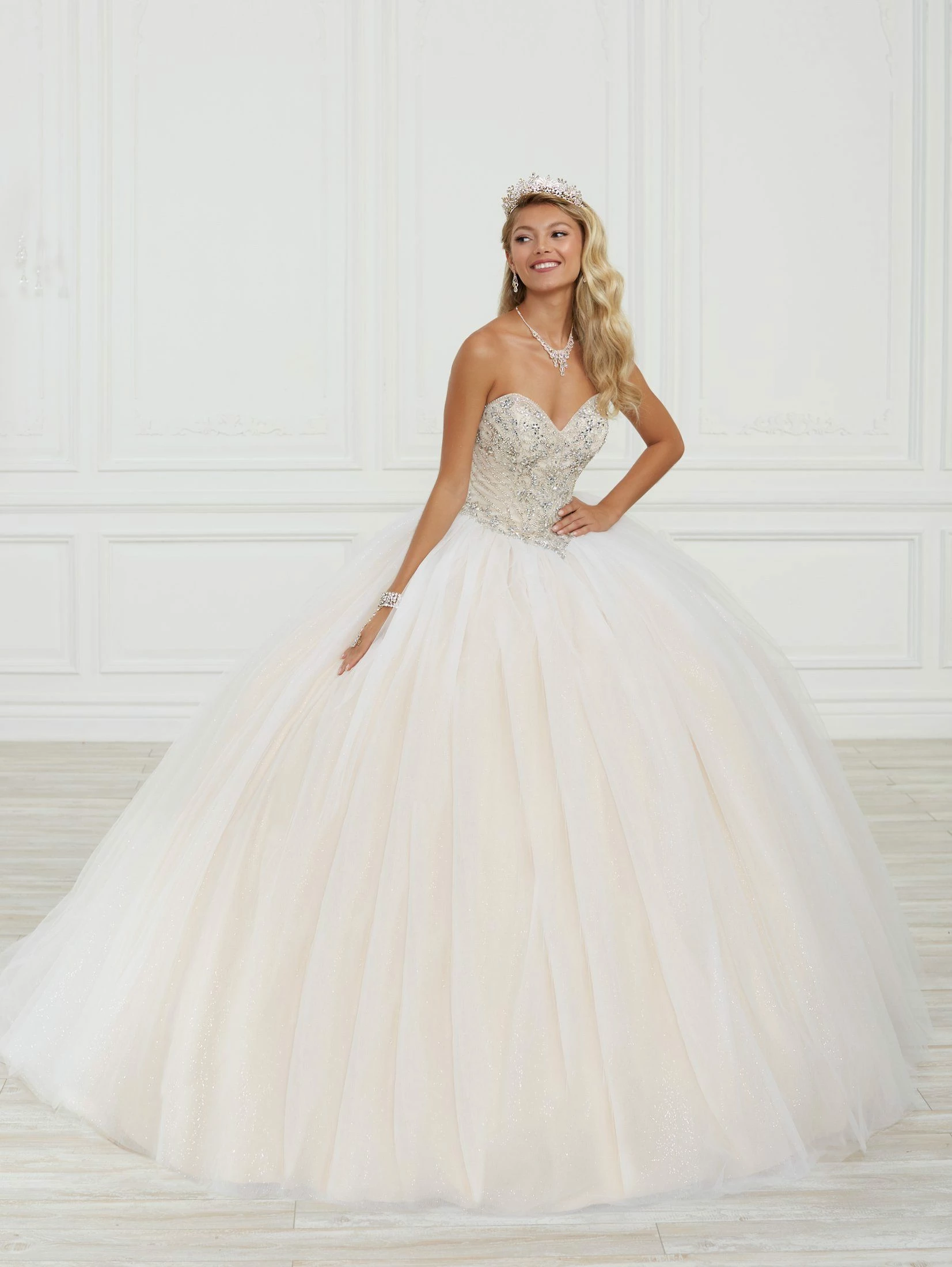 Strapless Quinceanera Dress By Fiesta Gowns 56415 (Size 18 - 22) 5 Strapless Quinceanera Dress By Fiesta Gowns 56415 (Size 18 - 22) - Image 3