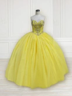Strapless Quinceanera Dress By Fiesta Gowns 56415 (Size 24 - 30) -Dresses Shop strapless quinceanera dress by fiesta gowns 56415 size 24 30 quinceanera dresses house of wu fiesta gowns 26 yellow 542106
