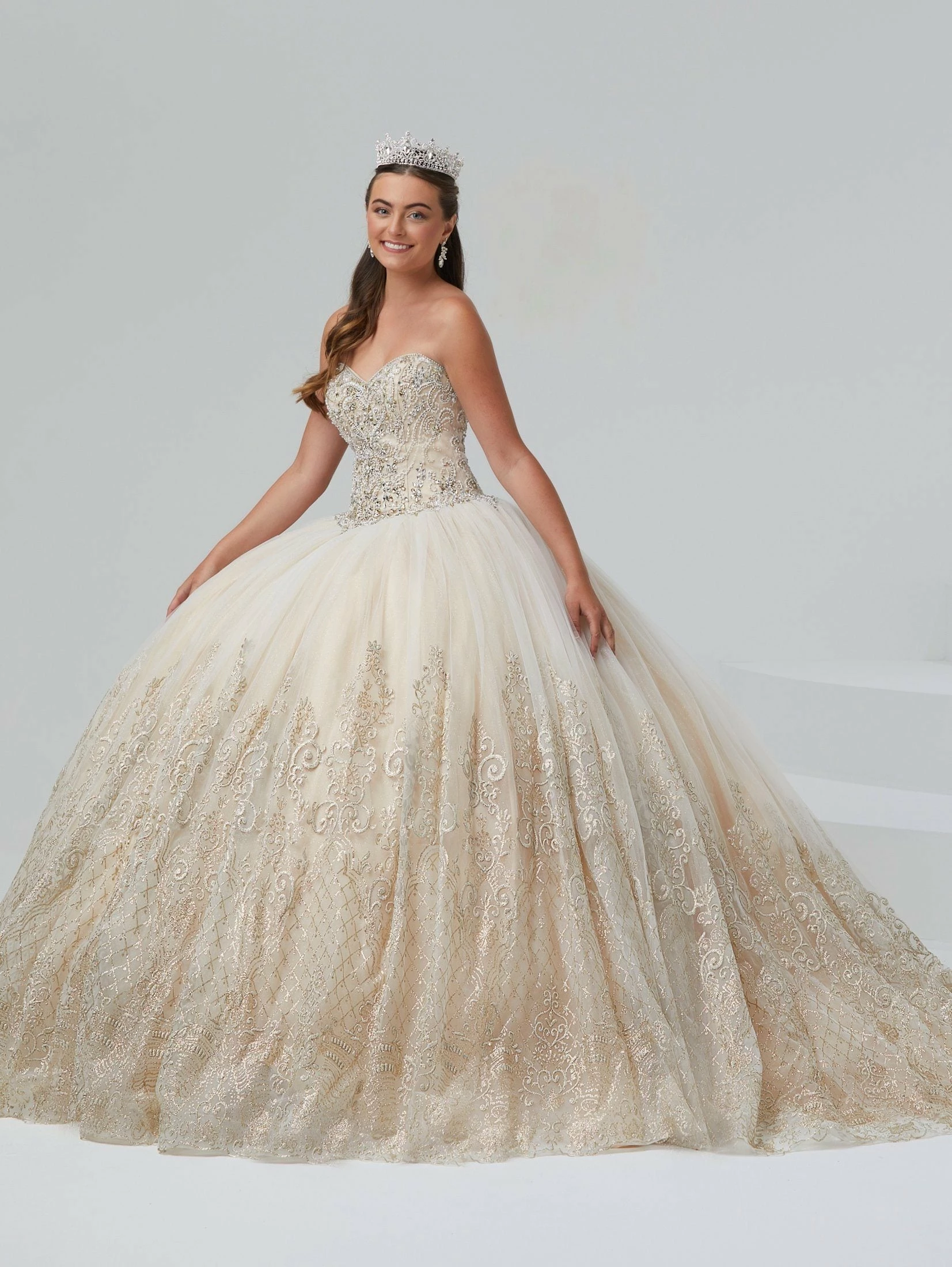 Strapless Quinceanera Dress By House Of Wu 26988 9 Strapless Quinceanera Dress By House Of Wu 26988 - Image 7