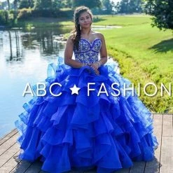 Strapless Ruffled Quinceanera Dress By Fiesta Gowns 56353 (Size 14 - 26) 27 Strapless Ruffled Quinceanera Dress By Fiesta Gowns 56353 (Size 14 - 26) -Dresses Shop strapless ruffled quinceanera dress by fiesta gowns 56353 size 14 26 quinceanera dresses house of wu fiesta gowns 14 royal blue 246902