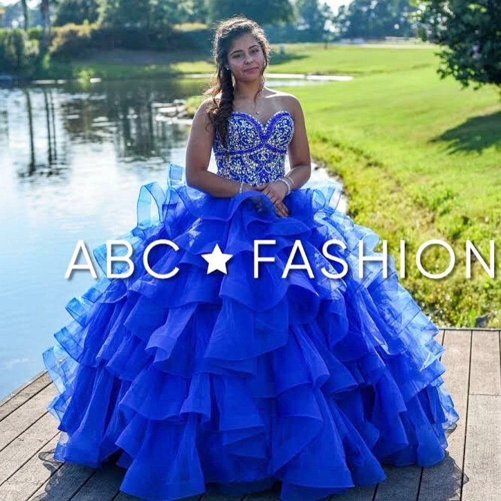 Strapless Ruffled Quinceanera Dress By Fiesta Gowns 56353 (Size 14 - 26) 8 Strapless Ruffled Quinceanera Dress By Fiesta Gowns 56353 (Size 14 - 26) - Image 6