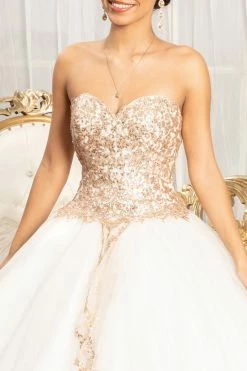Strapless Sweetheart Ball Gown By Elizabeth K GL1973 -Dresses Shop strapless sweetheart ball gown by elizabeth k gl1973 quinceanera dresses elizabeth k 563520