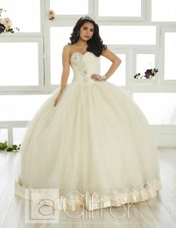 Strapless Sweetheart Dress By House Of Wu LA Glitter 24017